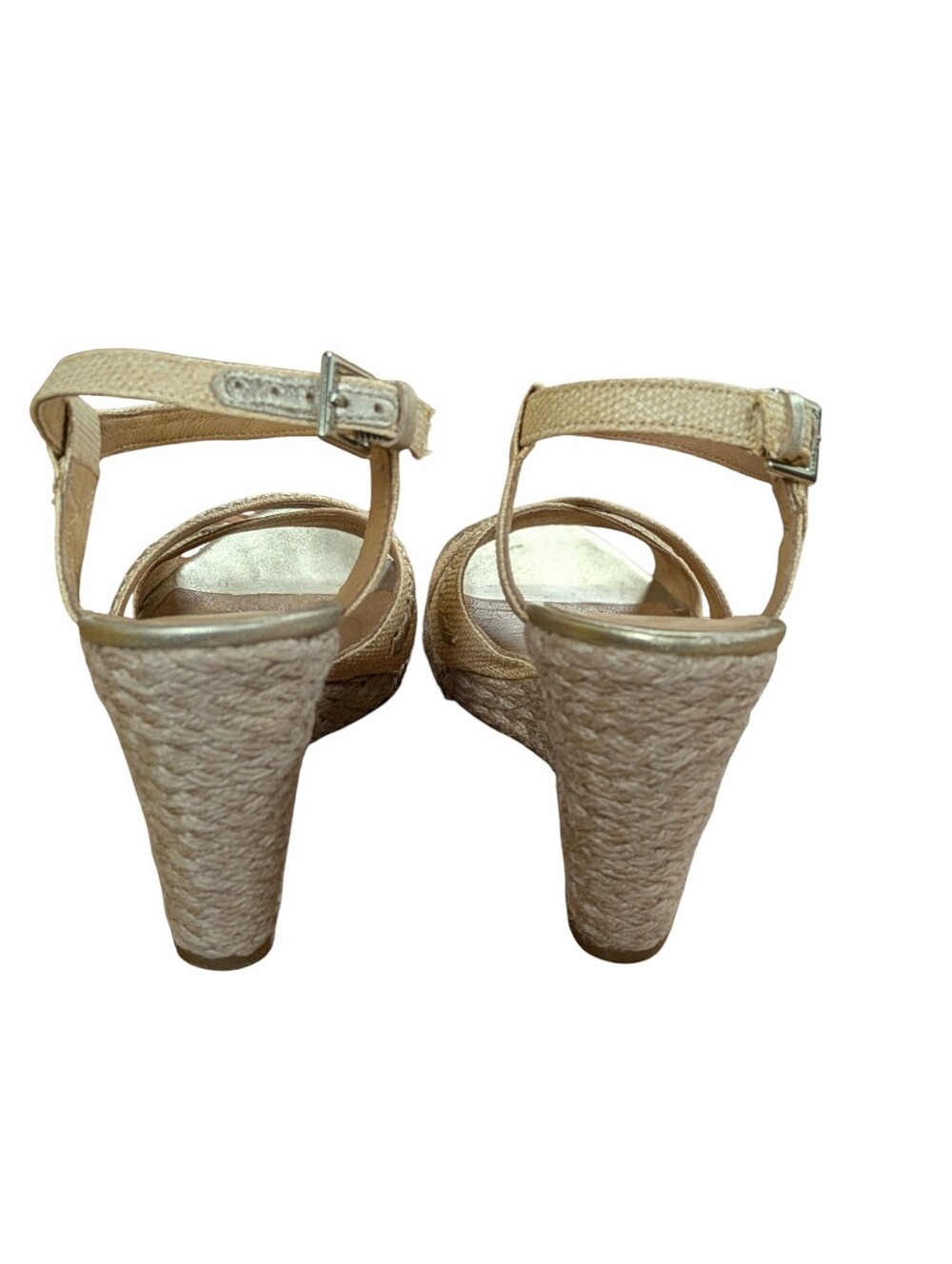 Jack Rogers Abbey Espadrille Wedge Sandals Size 9.5 - Picture 5 of 12